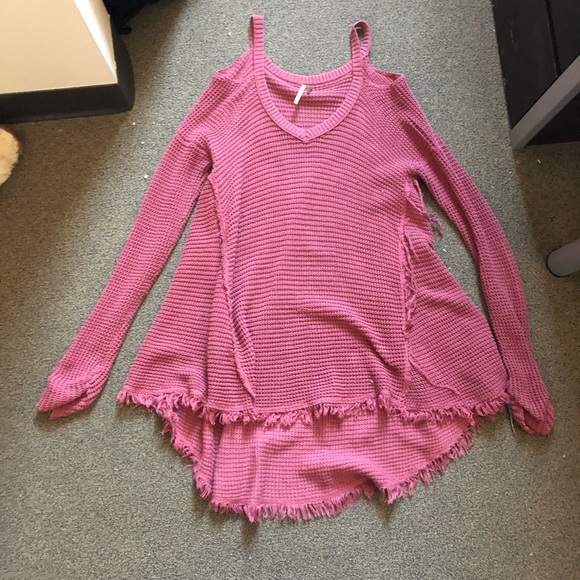 Free People Red Sweater - Picture 2 of 2